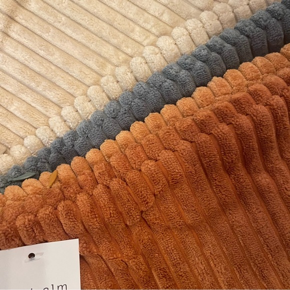 NEW West Elm (Set 4) Multicolor Velvet Corduroy Throw Pillow Cover Sham 18 x 18 - Picture 9 of 11